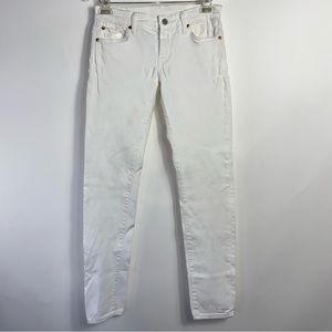 Denim & Supply Ralph Lauren Women’s White Skinny Jeans w/ Stretch Size 27x29